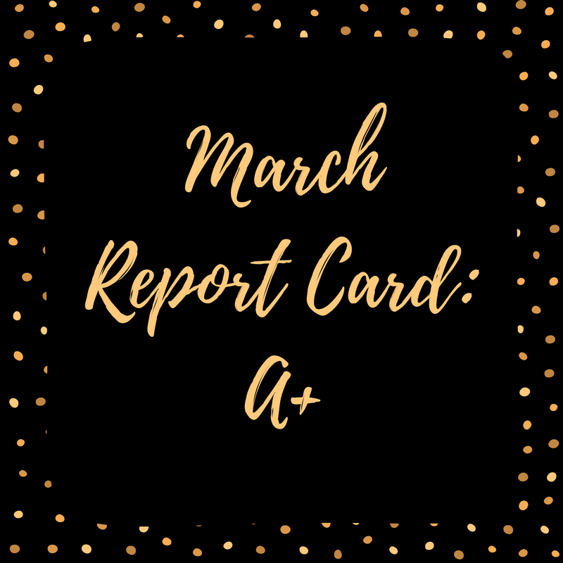 March 2018 Report Card