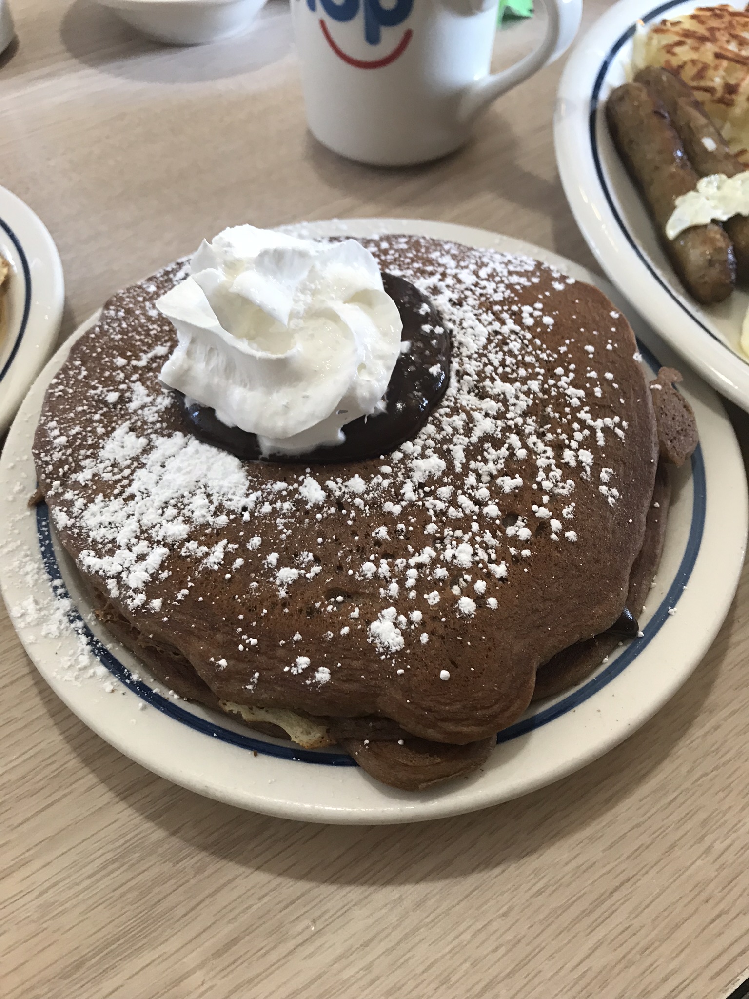 IHOP Belgian Chocolate Pancakes