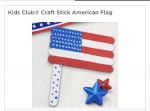 American Flag with Sticks