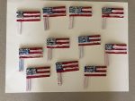 American Flag with Sticks