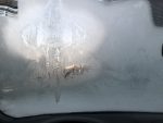 Ice on window